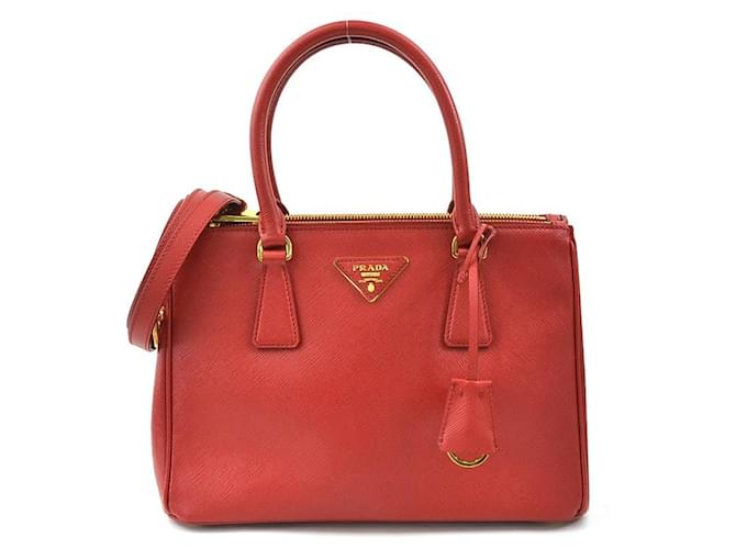 Prada Galleria Red Leather  ref.1210301