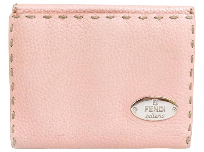 Fendi Selleria Pink Leather  ref.1210401