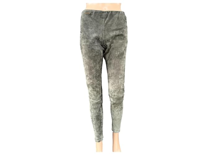 Polo Ralph Lauren calça, leggings Cinza Suécia  ref.1210414