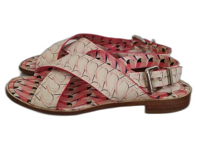 Sandali Fendi in pelle multicolore
