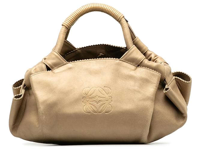 Loewe Brown Nappa Aire Beige Leather Pony-style calfskin  ref.1210468