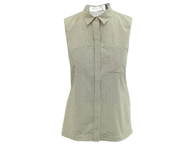 Marni Checked Sleeveless Shirt Multiple colors Cotton  ref.1210622