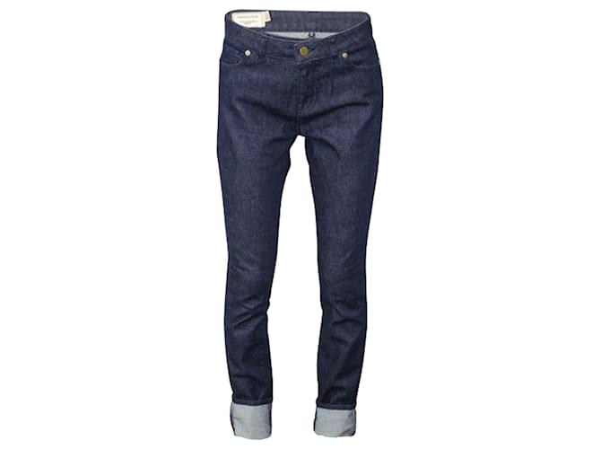 Autre Marque Blue Skinny Jeans Azul Algodão  ref.1210674