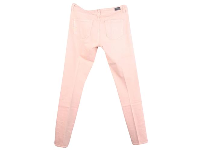 Autre Marque Jeans rosa pastello Cotone  ref.1210687
