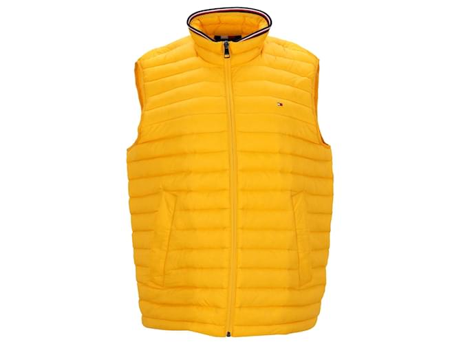 Tommy Hilfiger Mens Regular Fit Outerwear Yellow Polyamide Nylon  ref.1210698