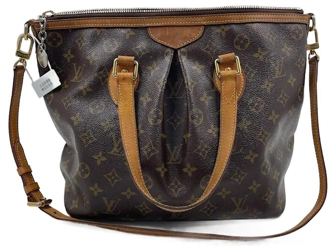 Louis Vuitton Vintage Palermo Small Brown Leather  ref.1210725