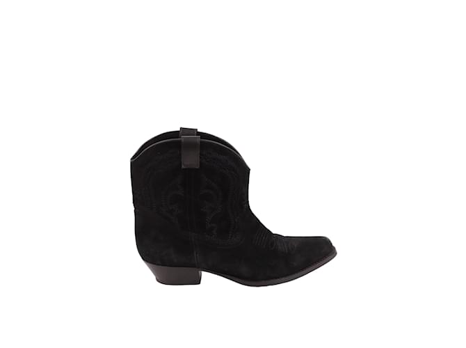 Bash Leather boots Black  ref.1210764