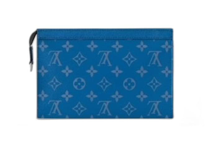 Louis Vuitton LV Gaston wearable wallet new Blue Cloth  ref.1210795