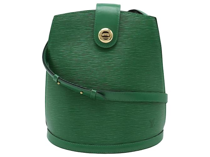 Louis Vuitton Cluny Green Leather  ref.1210884