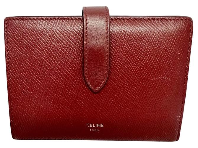 Céline Celine Medium Strap Wallet Leather  ref.1210905