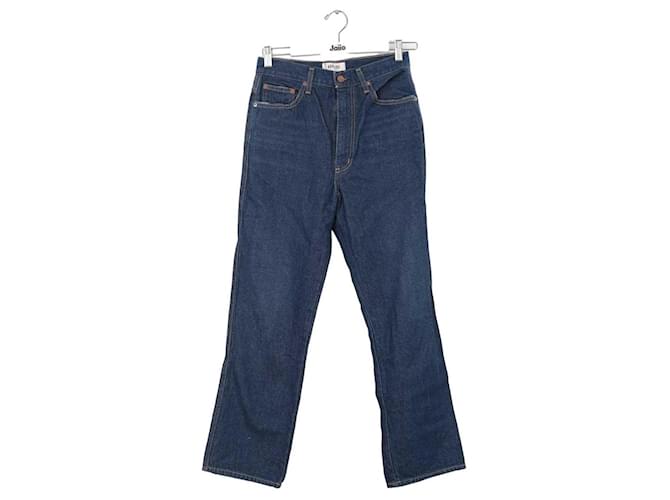 Autre Marque Straight cotton jeans Blue  ref.1210976