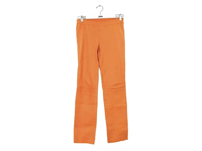 Stouls Legging en cuir Orange  ref.1210982