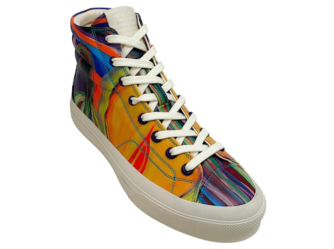 Autre Marque Sneakers alte City multicolore di Givenchy Tela  ref.1211058