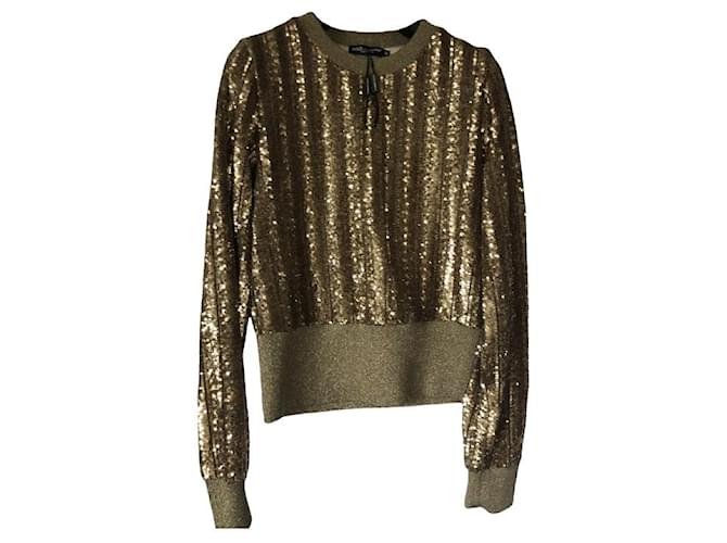 Autre Marque Knitwear Golden Silk Polyester  ref.1211098