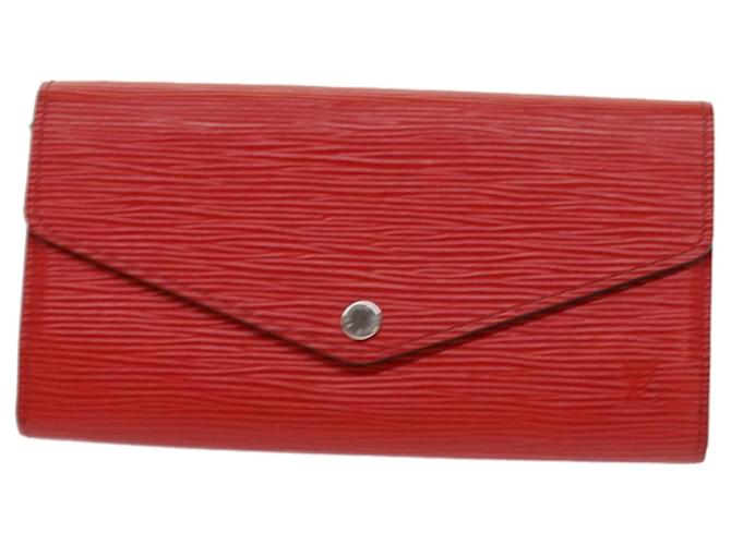 Louis Vuitton Portefeuille Sarah Red Leather  ref.1211119