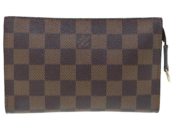 Bucket Louis Vuitton Pochette Brown Cloth  ref.1211306