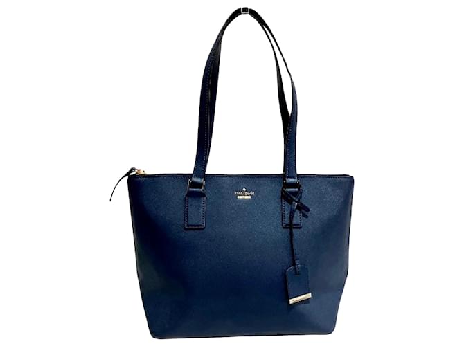 Kate Spade Navy blue Leather  ref.1211393