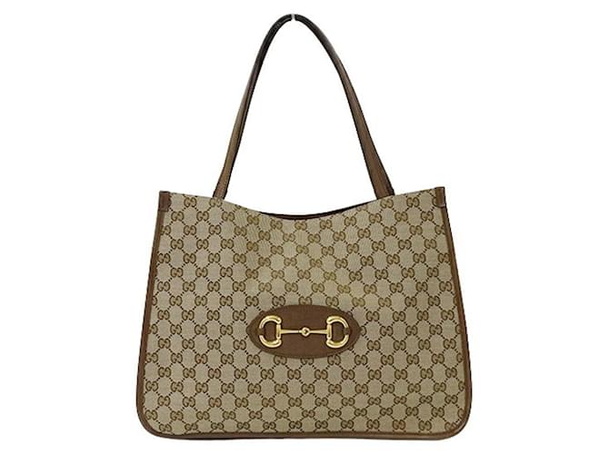 Gucci GG Toile Beige  ref.1211536