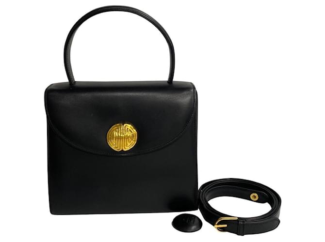 GIVENCHY Black Leather  ref.1211647