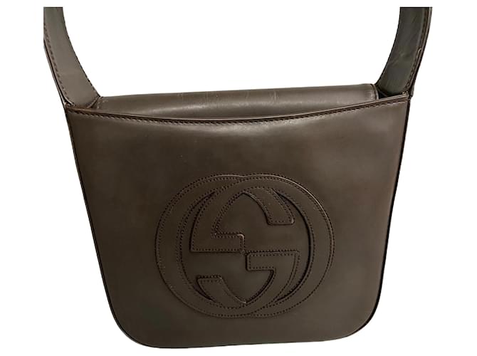 gucci Brown Leather  ref.1211658