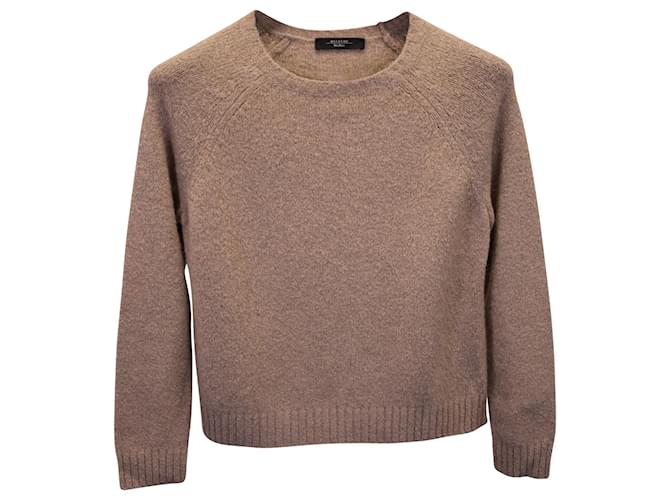 Weekend Max Mara Calamo Sweater in Beige Alpaca Blend Wool  ref.1211685