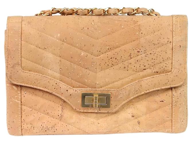 Mademoiselle Chanel Brown Medium vintage 2002-2003 2.55 flap bag Leather  ref.1211776