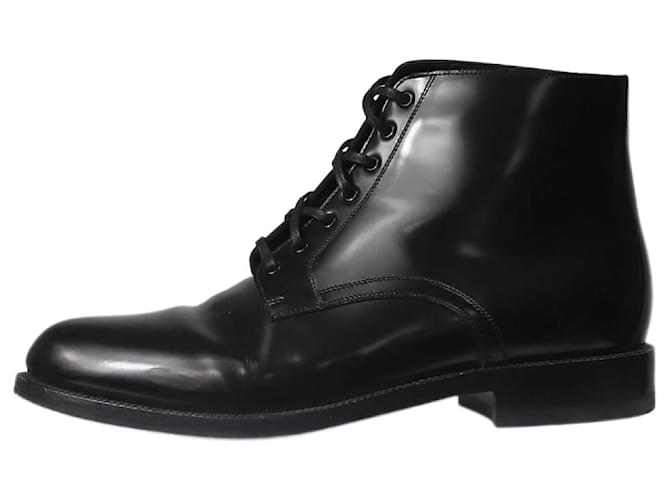 Céline Black leather boots - size EU 38  ref.1211804