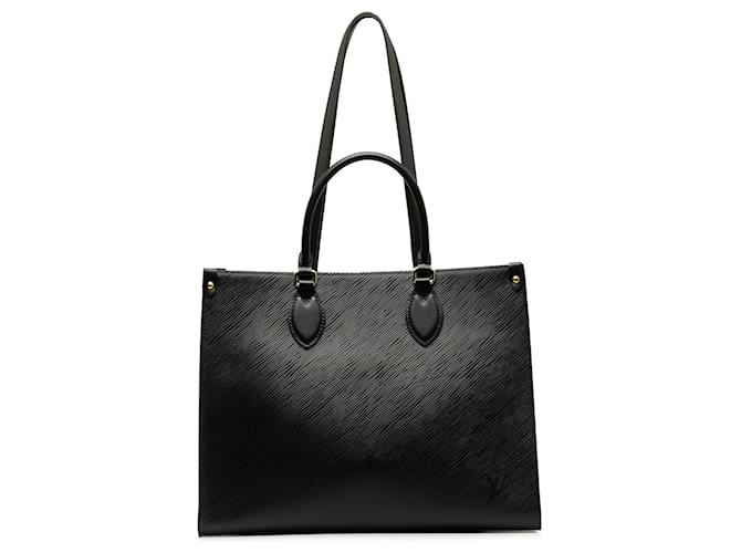 Louis Vuitton Black Epi Onthego MM Leather  ref.1211836