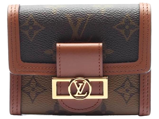 Louis Vuitton Purses, wallets, cases Brown Leather  ref.1211878