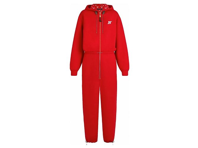 Louis Vuitton Monos Roja Algodón