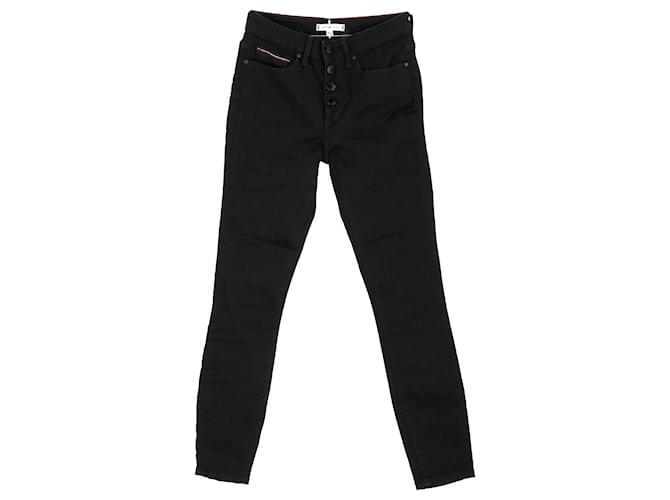 Tommy Hilfiger Womens Como Skinny Fit Organic Cotton Jeans Black  ref.1211940