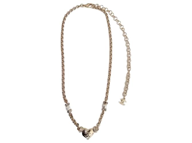 CHANEL chocker necklace Golden Metal  ref.1211945