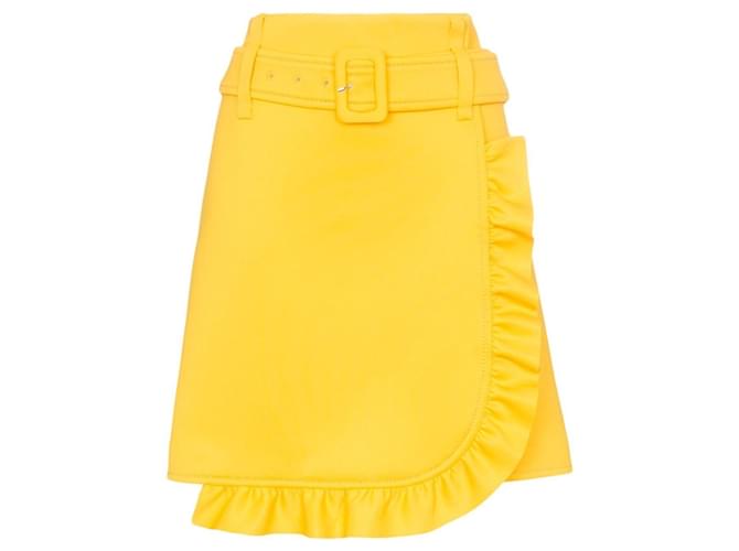 Prada Skirts Yellow Polyester  ref.1211950