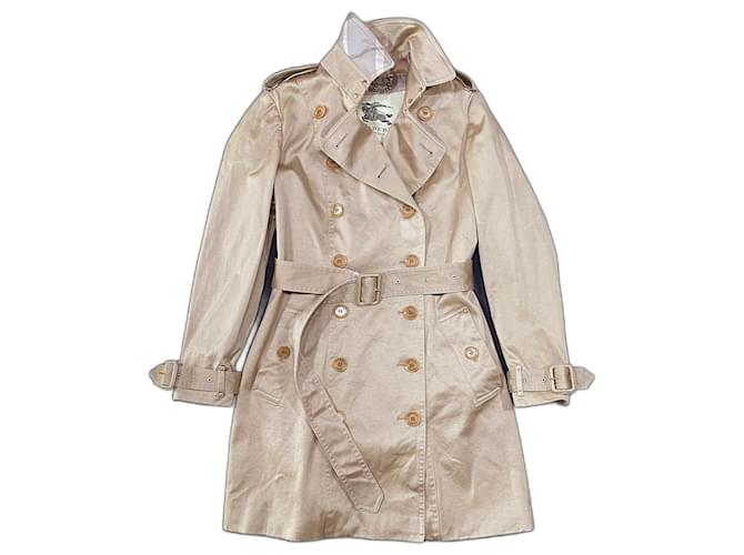 Burberry Trenchs Coton Beige  ref.1211967