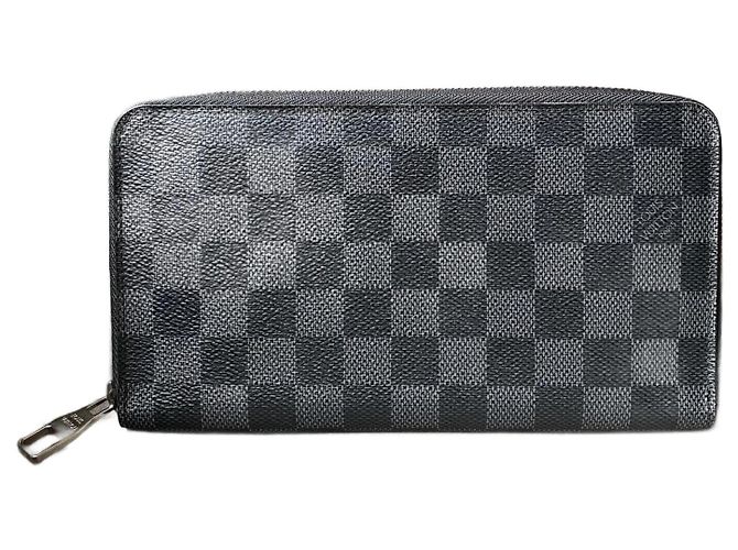 Louis Vuitton Zippy Organiser Damier Graphite Grau