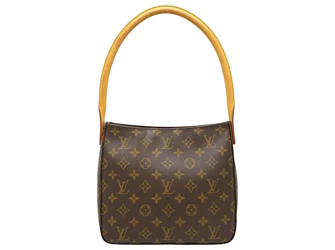 Louis Vuitton Looping MM Brown Cloth  ref.1211998