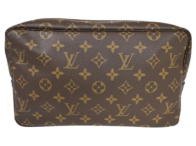 Toilette Trousse Louis Vuitton 28 Marron  ref.1212026