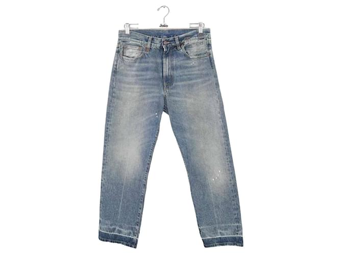 R13 Wide cotton jeans Blue  ref.1212047