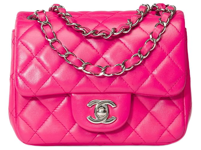 Sac Chanel Timeless/Clássico em couro rosa - 101726  ref.1212074