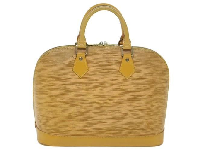 Louis Vuitton Alma Yellow Leather  ref.1212082