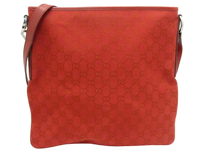 Gucci GG Canvas Red Cloth  ref.1212187
