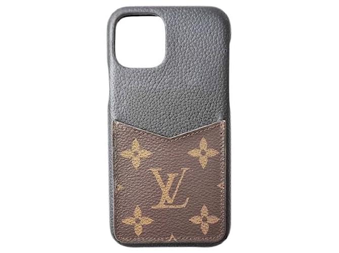 Capa iphone Louis Vuitton Marrom Lona  ref.1212330