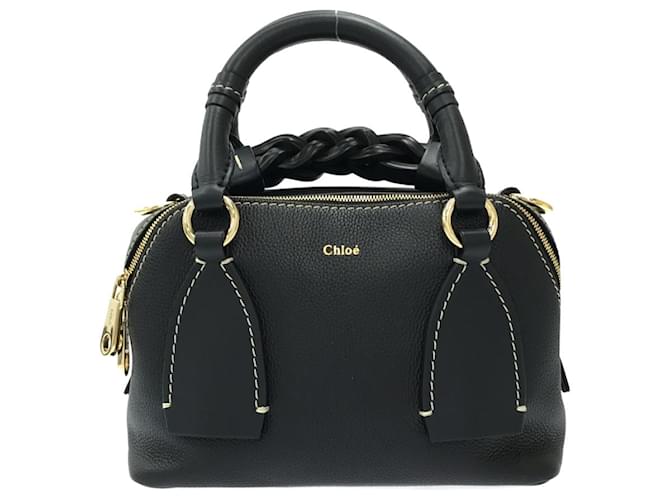 Chloé Daria Black Leather  ref.1212349