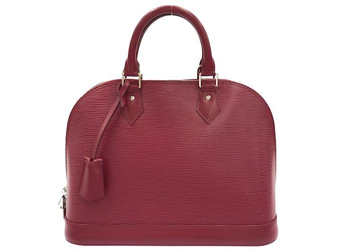Louis Vuitton Alma Pink Leder  ref.1212388