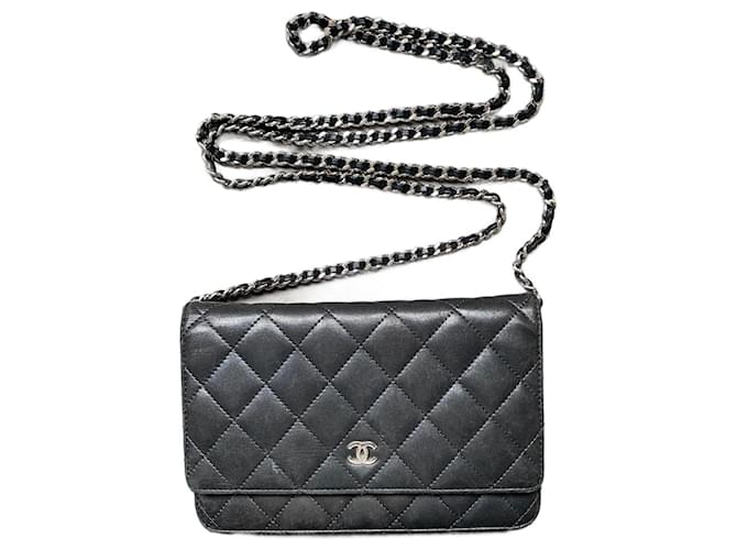 Chanel Woc Black Leather  ref.1212546