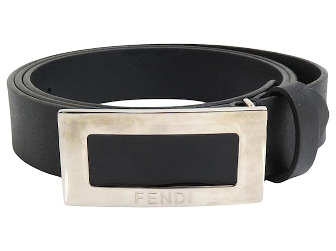 Fendi -- Black Leather  ref.1212593