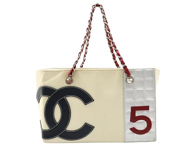 Chanel Chocolate bar Beige Cloth  ref.1212610