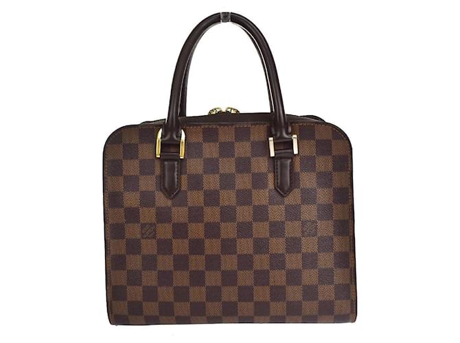 Louis Vuitton Triana Brown Cloth  ref.1212630