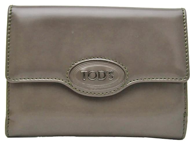 Tod's Tod Cinza Couro  ref.1212637