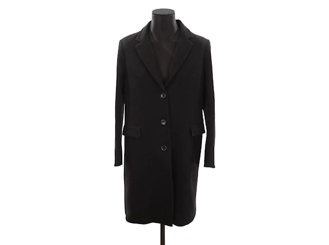 Maje Wool coat Black  ref.1212646